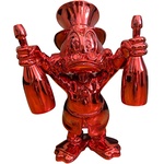 Dagobert Duck beeld, Lior24, Rood